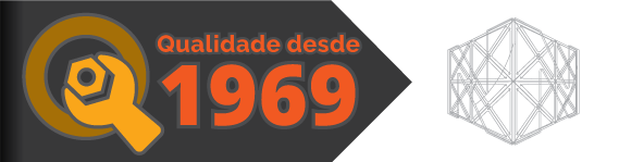 Nacional Estruturas Metálicas selo de qualidade desde 1969